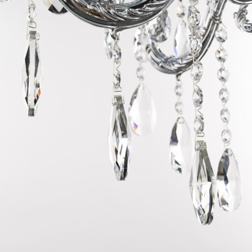 Люстра с хрустальными подвесками AL79101/6/175 B Ni Bohemia Ivele Crystal (Богемия Ивеле Кристалл) фото 8