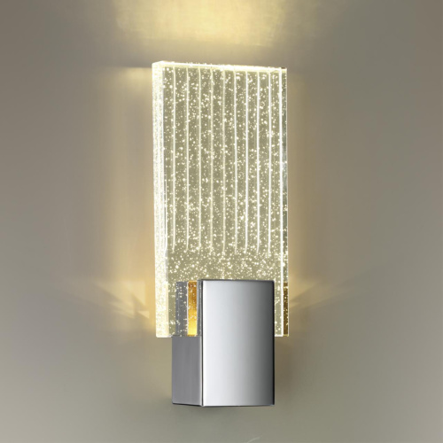 4363/5WL HIGHTECH ODL23 433 хром полированный/металл/стекло Настенный св-к IP20 LED 5W 261Лм 3000K RICCI фото 3 4363/5WL HIGHTECH ODL23 433 хром полированный/металл/стекло Настенный св-к IP20 LED 5W 261Лм 3000K RICCI фото 3