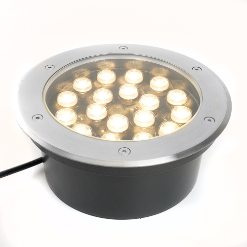 Светодиодный светильник тротуарный (грунтовый) Feron SP2804, 20W, AC/DC12V, низковольтный, 3000K, металлик, IP67 фото 9