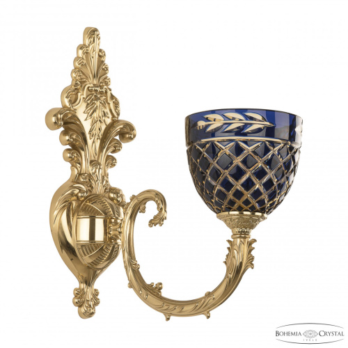 Бра бронзовые с хрусталём 7109B15/1/210 G P1 U Amber-Blue/H-1J Бра бронзовые с хрусталём 7109B15/1/210 G P1 U Amber-Blue/H-1J