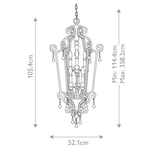 Люстра Quoizel, Арт. QZ-MARQUETTE6-B фото 6 Люстра Quoizel, Арт. QZ-MARQUETTE6-B фото 6