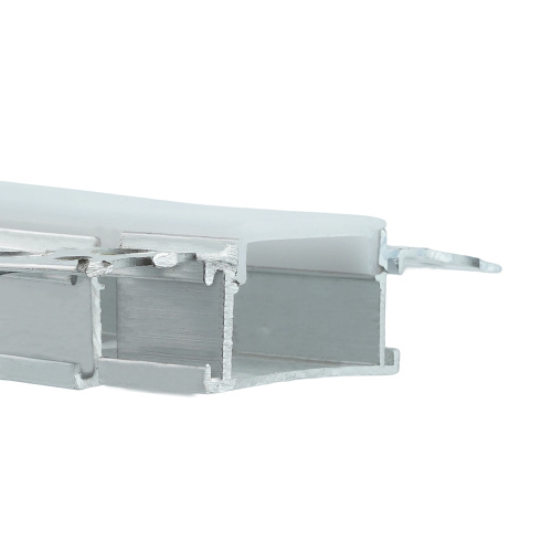 Профиль алюминиевый встраиваемый скрытый, серебро, CAB248 фото 2