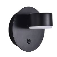 8344/1W COMFI LN26 251 черный, металл Бра GX53 LED 1*7W 220V TORINA
