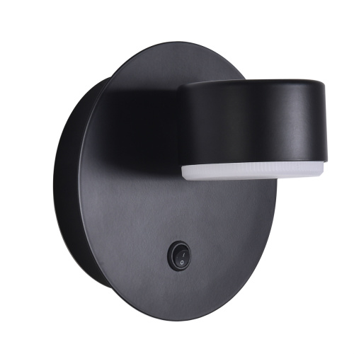 8344/1W COMFI LN26 251 черный, металл Бра GX53 LED 1*7W 220V TORINA
