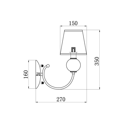 Бра Vele Luce Bella VL2014W01 фото 4