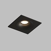 DK2121-BK Встраиваемый светильник, IP 20, 50 Вт, GU10, черный, алюминий