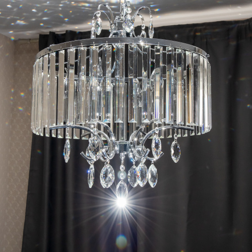 Citilux Инга CL335161 Люстра подвесная хрустальная Хром фото 12
