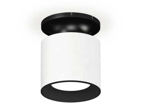 Комплект накладного светильника Ambrella light Techno Spot XS7401080 SWH/PBK/SBK белый песок/черный полированный/черный песок (N7926, C7401, N7021)
