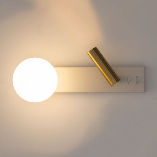 Citilux Декарт CL704450 LED Светильник с выключателем Белый+Бронза фото 9 Citilux Декарт CL704450 LED Светильник с выключателем Белый+Бронза фото 9