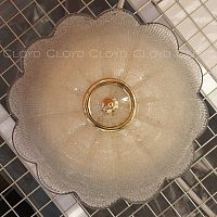 Потолочный светильник Cloyd OBELIA FM9 / Ø50 см - золото - стекло satin (арт.11281)