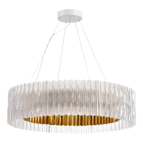 SL6012.213.01 Светильник подвесной ST-Luce Золотистый/Прозрачный LED 1*87W 3000K NAZARE фото 5