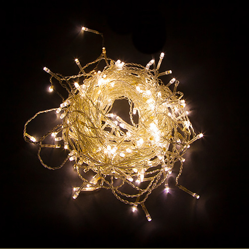 Светодиодная гирлянда Feron CL22 бахрома 4,5м*0,8м + 3м 230V 2700К  c питанием от сети, эффектом стробов, белый шнур фото 3