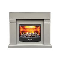 Электрокамин RealFlame Lindelse 25,5/26 GR серый c очагом 3D Firestar 25,5