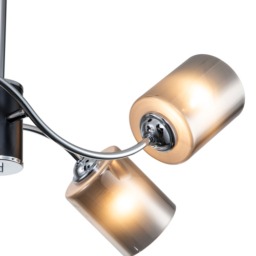 Светильник на штанге Escada 661/4PL E27*60W Black/Chrome фото 4