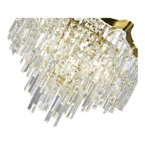 SL1659.303.10 Светильник подвесной ST-Luce Латунь/Прозрачный E14 10*60W OFELIA фото 3