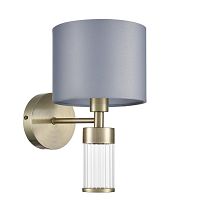 8108/1W MODERNI LN26 182  латунь титаниум/серый, металл/текстиль/стекло Бра E14 40W 220V DAMONA