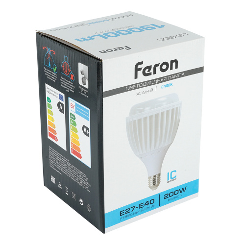 Лампа светодиодная Feron LB-655 E27-E40 200W 175-265V 6400K фото 9