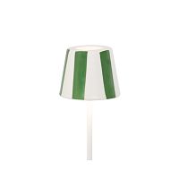 Абажур Poldina d8.5 cm Green stripes