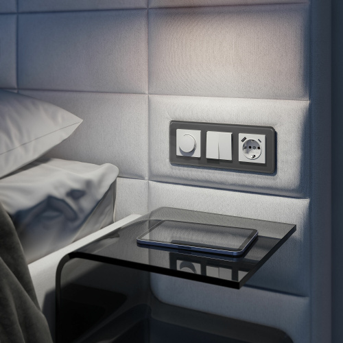 Розетка с заземлением, шторками и USB тип A+C (белый) W1171701 фото 5 Розетка с заземлением, шторками и USB тип A+C (белый) W1171701 фото 5