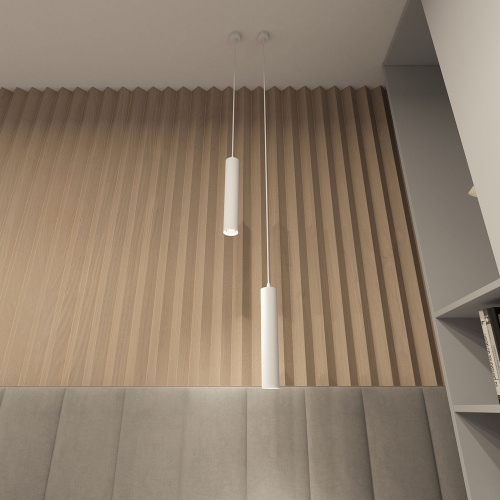 DK4050-WH Подвесной светильник, IP 20, 15 Вт, GU10, белый, алюминий фото 5 DK4050-WH Подвесной светильник, IP 20, 15 Вт, GU10, белый, алюминий фото 5