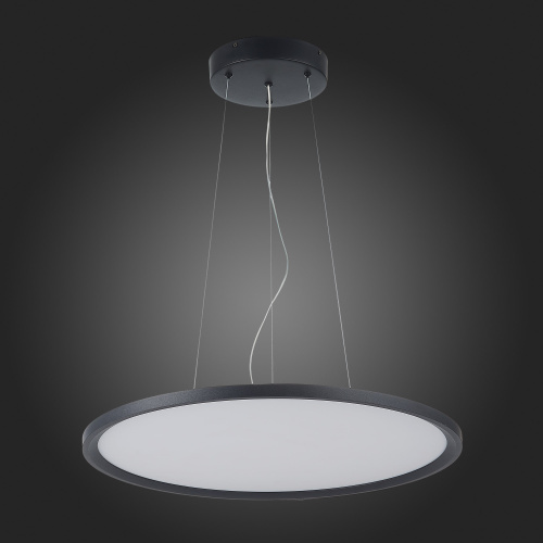 ST602.443.56 Светильник подвесной Черный LED 1*56W 4000K 5 040Lm Ra>80 120 IP20 D600xH36 185-265V Подвесные светильники фото 3