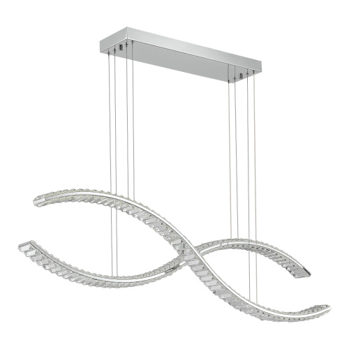 SL6206.103.50 Светильник подвесной ST-Luce Хром/Прозрачный LED 1*50W 3000K ACENO фото 4