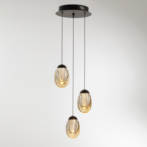 Подвесной светильник MD25090022-3A matt black/champagne фото 4