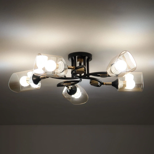 Потолочная люстра Arte Lamp GLAMORE A5076PL-5BK фото 2 Потолочная люстра Arte Lamp GLAMORE A5076PL-5BK фото 2