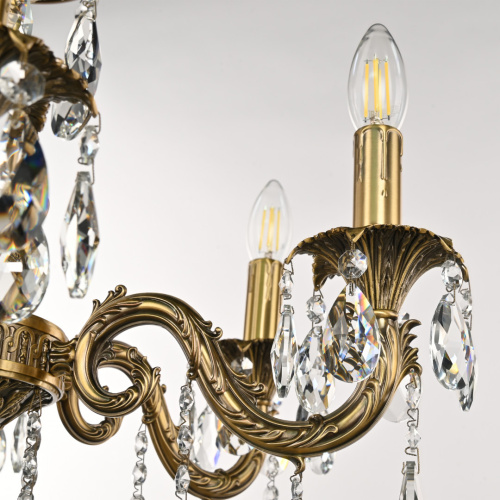 Люстра с хрустальными подвесками AL79101/6/175 B FP Bohemia Ivele Crystal (Богемия Ивеле Кристалл) фото 2