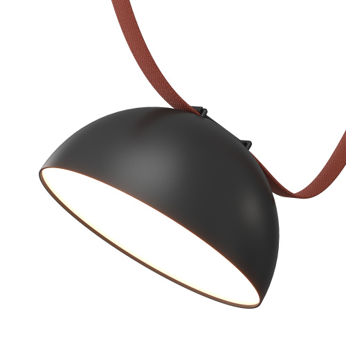 DK5561-BK Cветильник для трека-ремня Belty, серия Flow со светодиодом, D220*H117мм, 48V DC, 24W, RA90, 120°, 3000K, IP20, черный, алюминий фото 5