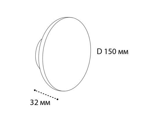 IT02-016 black светильник настенный фото 4