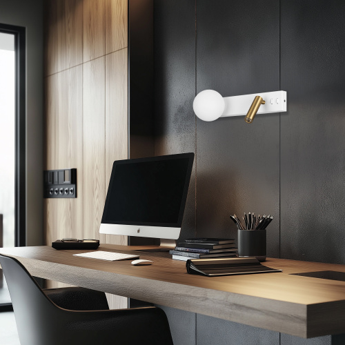 Citilux Декарт CL704450 LED Светильник с выключателем Белый+Бронза фото 12 Citilux Декарт CL704450 LED Светильник с выключателем Белый+Бронза фото 12