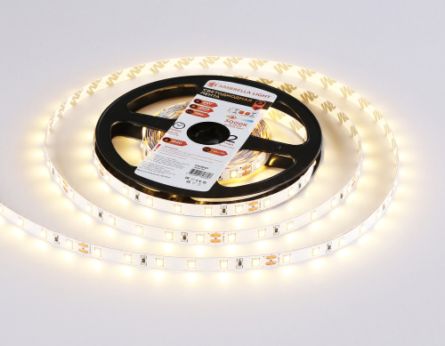 Светодиодная лента 24В 2835 60Led 6Вт/м 3000K IP20 5м фото 4