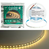 Лента светодиодная  SST02 SAFFIT 120SMD(2835)/м 9.6Вт/м 12V 5000*8*1.22мм 3000К, IP20