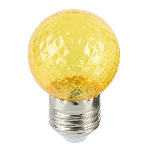 Лампа светодиодная Feron LB-385 Шарик желтый прозрачный E27 1W 230V фото 4