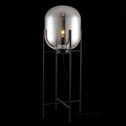 SL1050.725.01 Торшер ST-Luce Черный/Дымчатый E27 1*40W (из 2-х коробок) BURASCA SL1050.725.01 Торшер ST-Luce Черный/Дымчатый E27 1*40W (из 2-х коробок) BURASCA