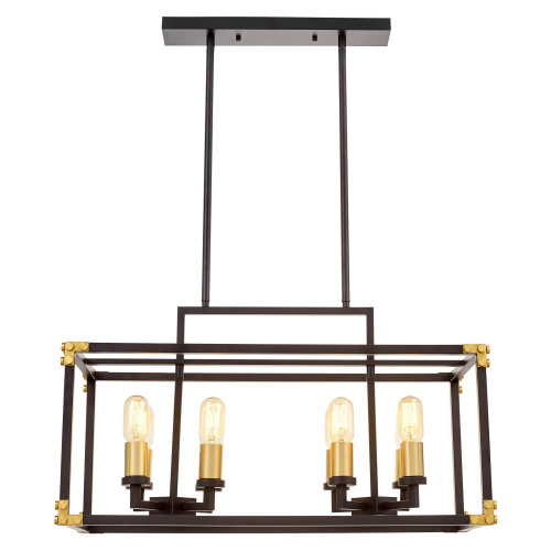 Подвесной светильник Lumina Deco Waldorf LDP 1140-8 BK+MD Подвесной светильник Lumina Deco Waldorf LDP 1140-8 BK+MD