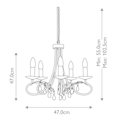 Люстра Elstead Interior, Арт. CRT5-SILVER-GOLD фото 2