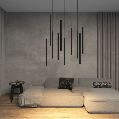 DK4303-BK Подвесной светильник со встроенным светодиодом, 5W, IP 20, 3000K, черный, алюминий фото 3