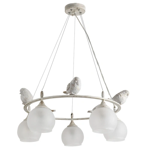 Подвесная люстра Arte Lamp GEMELLI A2150SP-5WG Подвесная люстра Arte Lamp GEMELLI A2150SP-5WG