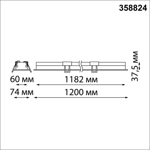 358824 SPOT NT22 550 белый Встраиваемый светодиодный светильник IP20 LED 4000K 48W 220V ITER фото 2 358824 SPOT NT22 550 белый Встраиваемый светодиодный светильник IP20 LED 4000K 48W 220V ITER фото 2