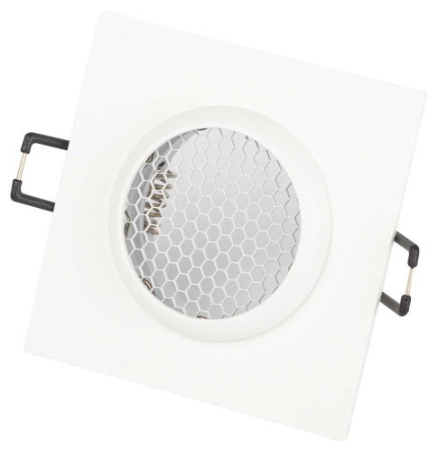 Светильник встраиваемый алюминиевый ЭРА KL110 WH под лампу MR16 GU5.3 белый матовый Б0061529 фото 7