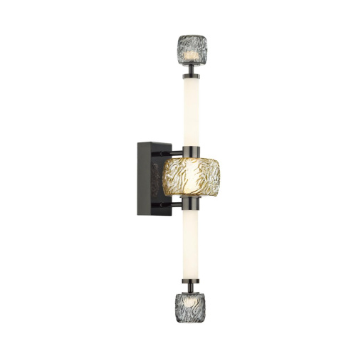 5427/28WL L-VISION ODL_EX24 000 черный хром/белый/дымчатый/коньячный/металл/стекло/акрил Бра LED 28W 3000K KLIFF фото 4