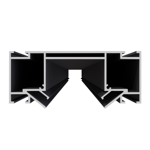 ST1047.429.02 Профиль для монтажа 48 под натяж. потолок ST-Luce Черный L2000мм (Заглуш внеш 2 в ком) SKYLINE 48+ фото 2