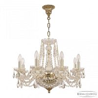 Люстра хрустальная 1451/8/160/250 G Bohemia Ivele Crystal (Богемия Ивеле Кристалл)