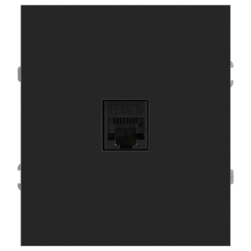 Розетка ЭРА Arktik 16-3107-05 информационная RJ45 антрацит Б0070478 Розетка ЭРА Arktik 16-3107-05 информационная RJ45 антрацит Б0070478