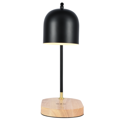 Настольная лампа черная E27 беспроводная зарядка 37см Zortes DESKLIGHT ZRS.1066.01 фото 7
