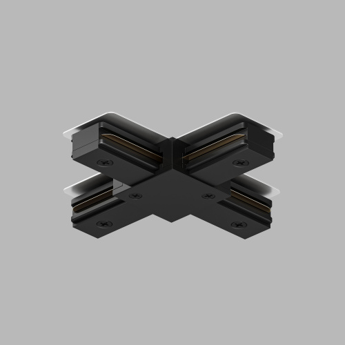 TR1104-BK Соединитель для шинопровода X-образный, черный