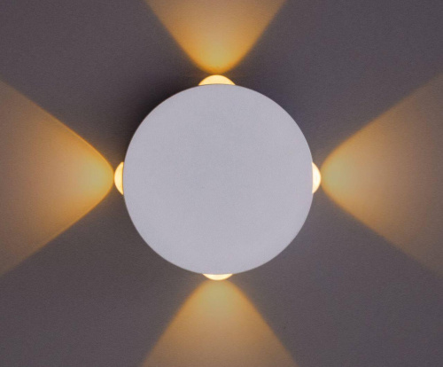 Настенный светодиодный светильник Arte Lamp Tamburello A1525AP-1WH фото 3 Настенный светодиодный светильник Arte Lamp Tamburello A1525AP-1WH фото 3