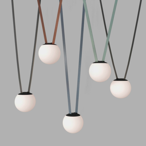 DK5550-BK Cветильник для трека-ремня Belty, серия Orb, со светодиодом, D150*H147мм, 48V DC, 10W, RA90, 120°, 4000K, IP20, белый, акрил фото 4